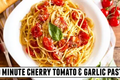 Quick Garlic Tomato Pasta